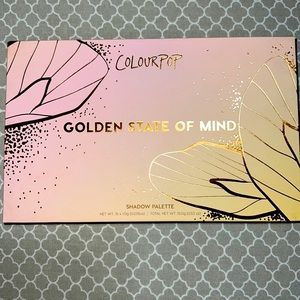 New ColourPoP Golden State of mind shadow palette